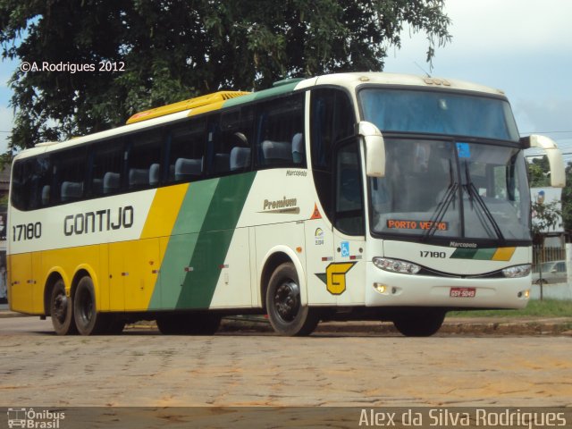 Empresa Gontijo de Transportes 17180 na cidade de Porto Velho, Rondônia, Brasil, por Alex da Silva Rodrigues. ID da foto: 858349.