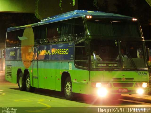 Nacional Expresso 16380 na cidade de São Paulo, São Paulo, Brasil, por Diego K420 . Número da foto: #856846.