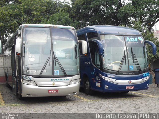 Viação Garcia 6528 na cidade de São Paulo, São Paulo, Brasil, por Roberto Teixeira. ID da foto: 858344.