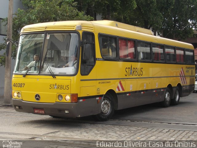 Viação Itapemirim 40387 na cidade de Rio de Janeiro, Rio de Janeiro, Brasil, por Eduardo Oliveira. ID da foto: 856849.