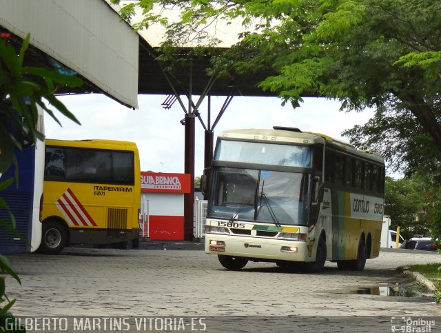 Empresa Gontijo de Transportes 15805 na cidade de Vitória, Espírito Santo, Brasil, por Gilberto Martins. ID da foto: 857562.