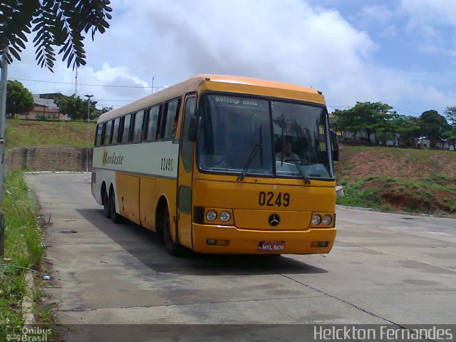 Viação Nordeste 0249 na cidade de Natal, Rio Grande do Norte, Brasil, por Helckton Fernandes Pimentel. Número da foto: #858119.