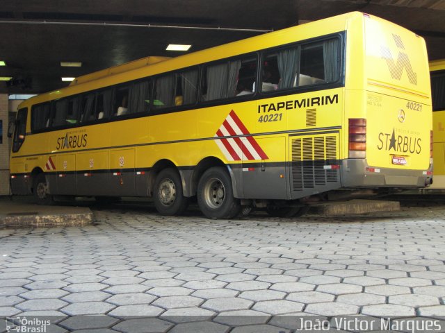 Viação Itapemirim 40221 na cidade de Belo Horizonte, Minas Gerais, Brasil, por João Victor Marques. Número da foto: #858222.