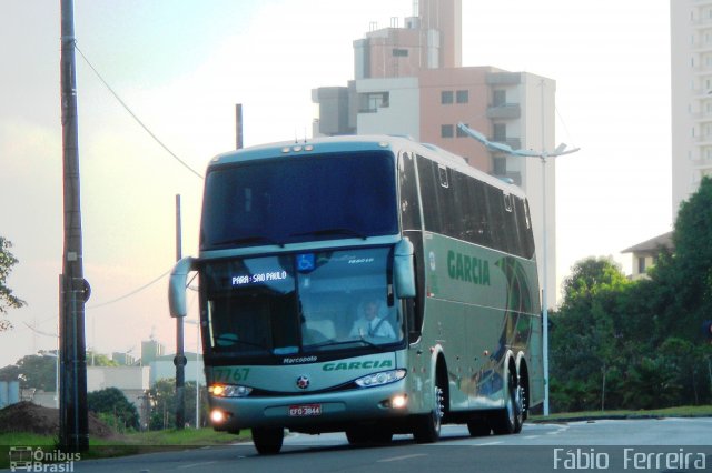 Viação Garcia 7767 na cidade de Jundiaí, São Paulo, Brasil, por Fábio  Ferreira. ID da foto: 858605.