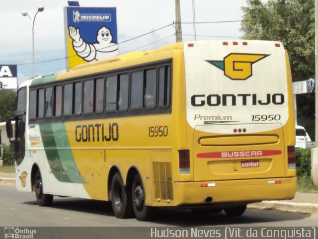 Empresa Gontijo de Transportes 15950 na cidade de Vitória da Conquista, Bahia, Brasil, por Hudson Neves. Número da foto: #858908.