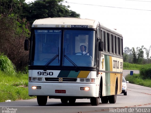 Empresa Gontijo de Transportes 9150 na cidade de Sabará, Minas Gerais, Brasil, por Herbert de Souza. Número da foto: #859562.