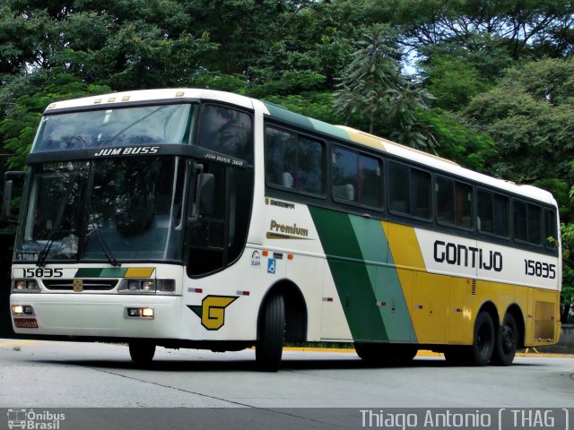 Empresa Gontijo de Transportes 15835 na cidade de São Paulo, São Paulo, Brasil, por Thiago Antonio de Figueiredo. ID da foto: 860895.