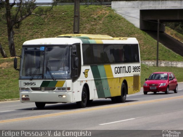 Empresa Gontijo de Transportes 3895 na cidade de Vitória da Conquista, Bahia, Brasil, por Felipe Pessoa de Albuquerque. ID da foto: 825506.