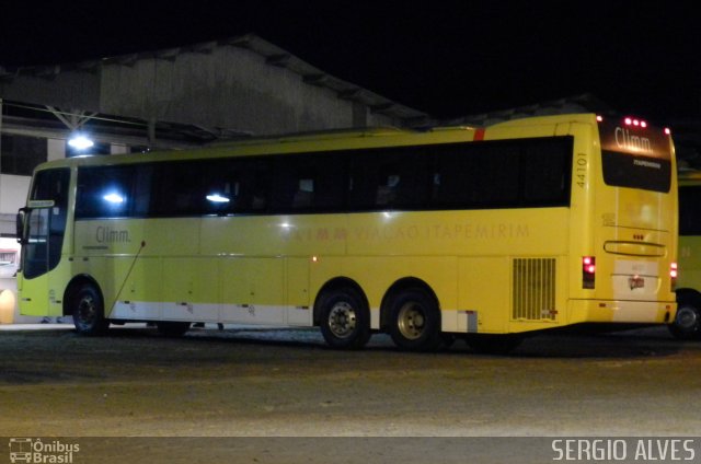 Viação Itapemirim 44101 na cidade de Guarapari, Espírito Santo, Brasil, por Sergio Alves. Número da foto: #826432.