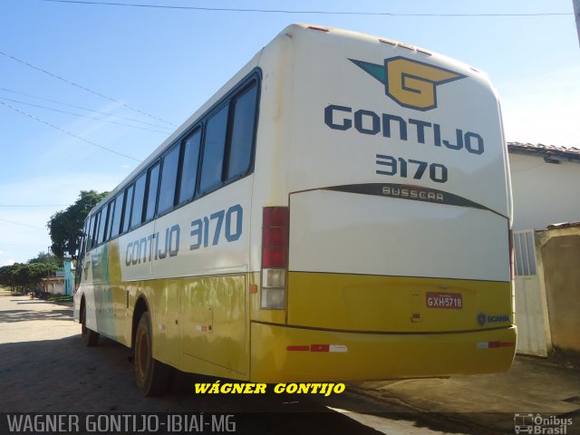 Empresa Gontijo de Transportes 3170 na cidade de Ibiaí, Minas Gerais, Brasil, por Wagner Gontijo Várzea da Palma-mg. ID da foto: 861812.