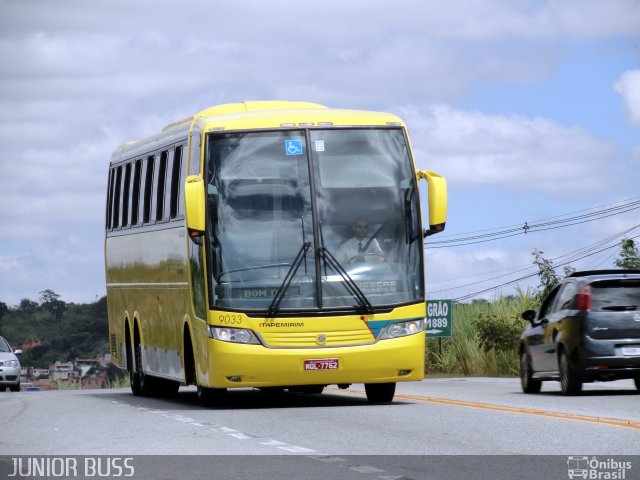 Viação Itapemirim 9033 na cidade de Sabará, Minas Gerais, Brasil, por JUNIOR JUNIOR. Número da foto: #862839.