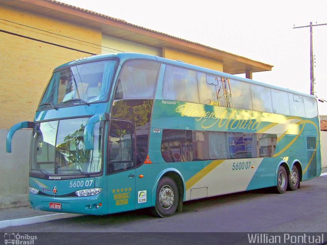 Viagens Moura 5600 07 na cidade de Maceió, Alagoas, Brasil, por Willian Pontual. Número da foto: #862005.