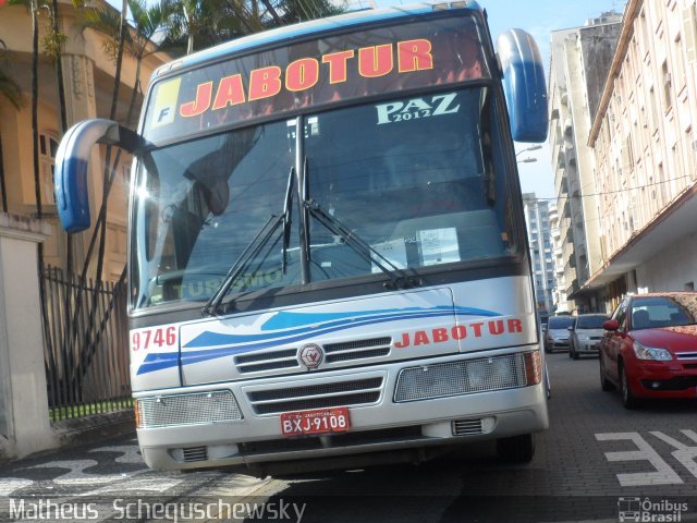 Jabotur Turismo 9746 na cidade de Santos, São Paulo, Brasil, por Matheus  Scheguschewsky. Número da foto: #864188.
