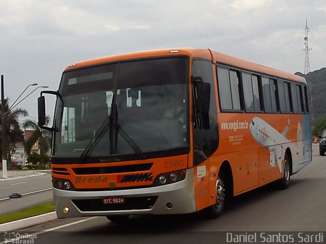 Breda Transportes e Serviços 2580 na cidade de Praia Grande, São Paulo, Brasil, por Daniel Santos Sardi. Número da foto: #864269.