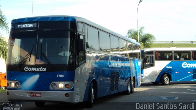 Viação Cometa 7700 na cidade de Praia Grande, São Paulo, Brasil, por Daniel Santos Sardi. Número da foto: #864917.