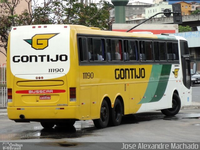 Empresa Gontijo de Transportes 11190 na cidade de Belo Horizonte, Minas Gerais, Brasil, por J. Alexandre Machado. Número da foto: #865330.