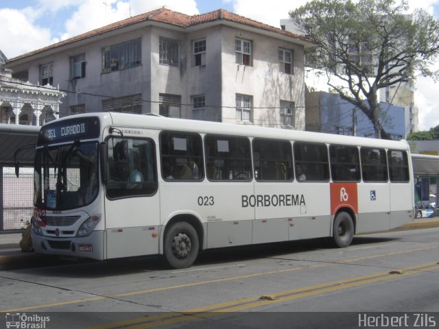 Borborema Imperial Transportes 023 na cidade de Recife, Pernambuco, Brasil, por Herbert Zils. Número da foto: #864833.
