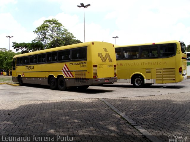 Viação Itapemirim 24213 na cidade de São Paulo, São Paulo, Brasil, por Leonardo Ferreira Porto. ID da foto: 865474.