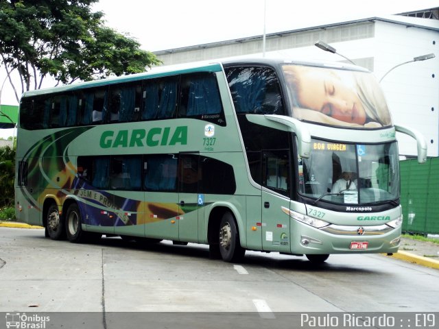 Viação Garcia 7327 na cidade de São Paulo, São Paulo, Brasil, por Paulo Ricardo. Número da foto: #865237.