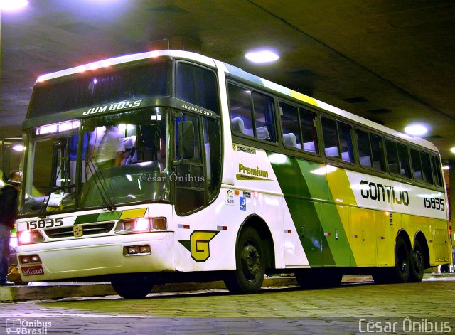 Empresa Gontijo de Transportes 15835 na cidade de Belo Horizonte, Minas Gerais, Brasil, por César Ônibus. ID da foto: 867172.