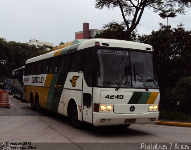 Empresa Gontijo de Transportes 4249 na cidade de São Paulo, São Paulo, Brasil, por Cristiano Soares da Silva. ID da foto: 866061.