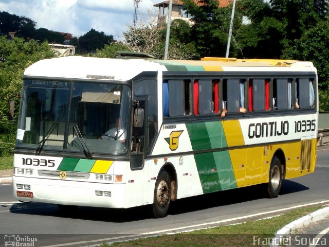 Empresa Gontijo de Transportes 10335 na cidade de Belo Horizonte, Minas Gerais, Brasil, por Franciel Souza. Número da foto: #867474.