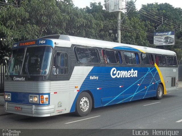 Viação Cometa 7454 na cidade de Contagem, Minas Gerais, Brasil, por Lucas Henrique . ID da foto: 866133.