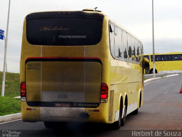 Viação Itapemirim 5509 na cidade de Belo Horizonte, Minas Gerais, Brasil, por Herbert de Souza. ID da foto: 866498.