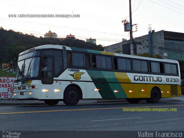 Empresa Gontijo de Transportes 8730 na cidade de Belo Horizonte, Minas Gerais, Brasil, por Valter Francisco. Número da foto: #866338.