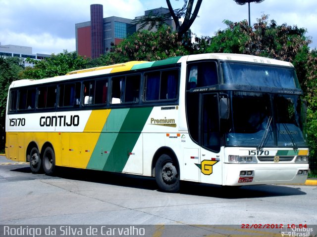 Empresa Gontijo de Transportes 15170 na cidade de São Paulo, São Paulo, Brasil, por Rodrigo S. G Busólogo do Brasil. ID da foto: 867110.