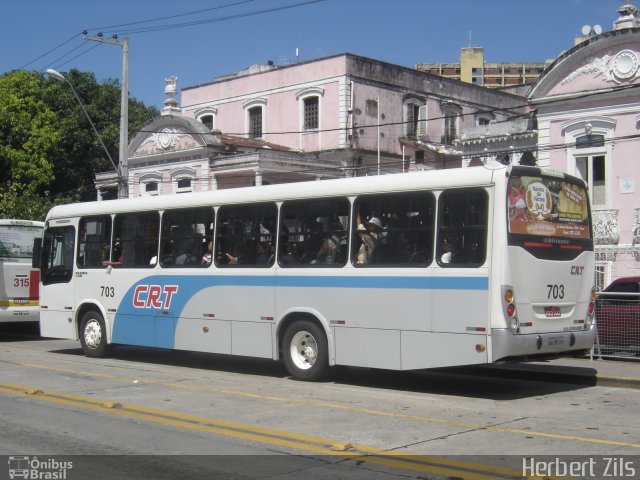 CRT - Cidade do Recife Transportes 703 na cidade de Recife, Pernambuco, Brasil, por Herbert Zils. Número da foto: #868662.