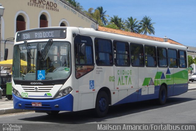 Cidade Alta Transportes 012 na cidade de Olinda, Pernambuco, Brasil, por Mailson Amâncio. Número da foto: #868961.