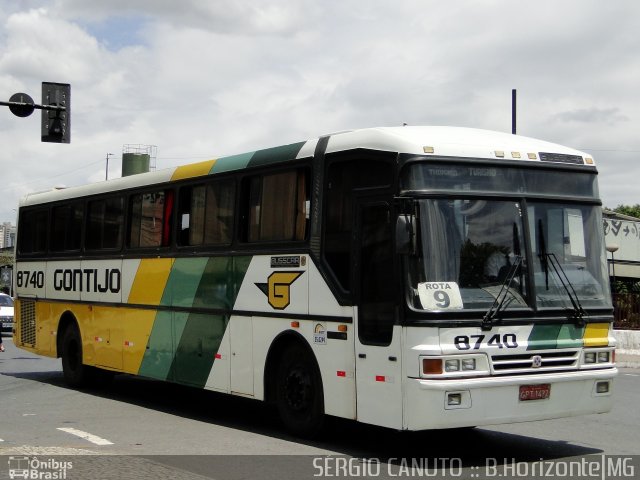 Empresa Gontijo de Transportes 8740 na cidade de Belo Horizonte, Minas Gerais, Brasil, por Sérgio Augusto Braga Canuto. ID da foto: 868950.