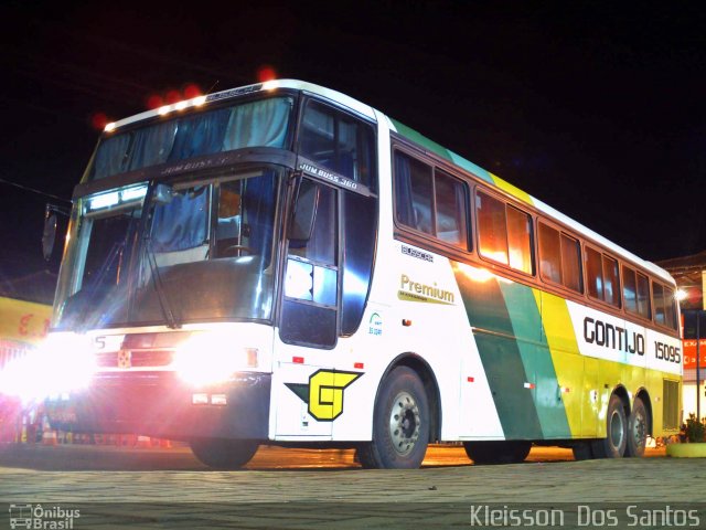 Empresa Gontijo de Transportes 15095 na cidade de Poté, Minas Gerais, Brasil, por Kleisson  dos Santos. Número da foto: #870038.