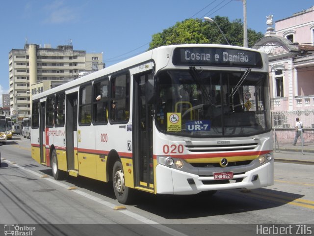 Rodoviária Metropolitana 020 na cidade de Recife, Pernambuco, Brasil, por Herbert Zils. ID da foto: 868677.