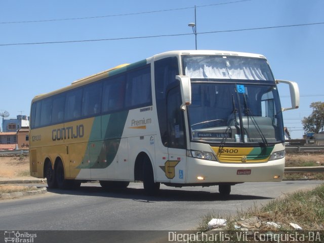 Empresa Gontijo de Transportes 12400 na cidade de Vitória da Conquista, Bahia, Brasil, por Diego Charlis Coelho. Número da foto: #868350.