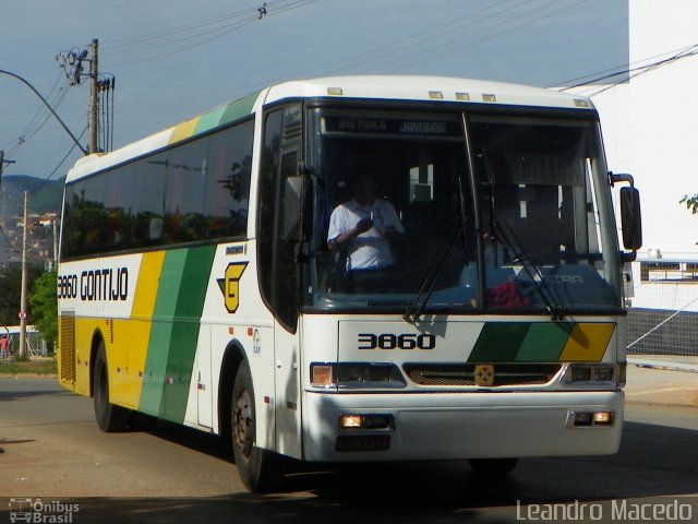 Empresa Gontijo de Transportes 3860 na cidade de Montes Claros, Minas Gerais, Brasil, por Leandro Macedo. ID da foto: 872297.