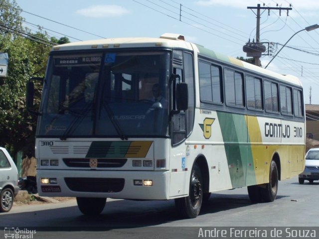 Empresa Gontijo de Transportes 3110 na cidade de Montes Claros, Minas Gerais, Brasil, por Andre Ferreira de Souza. ID da foto: 870961.