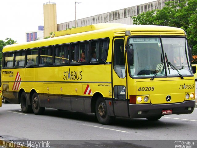 Viação Itapemirim 40205 na cidade de Belo Horizonte, Minas Gerais, Brasil, por Andrey Gustavo. Número da foto: #871691.