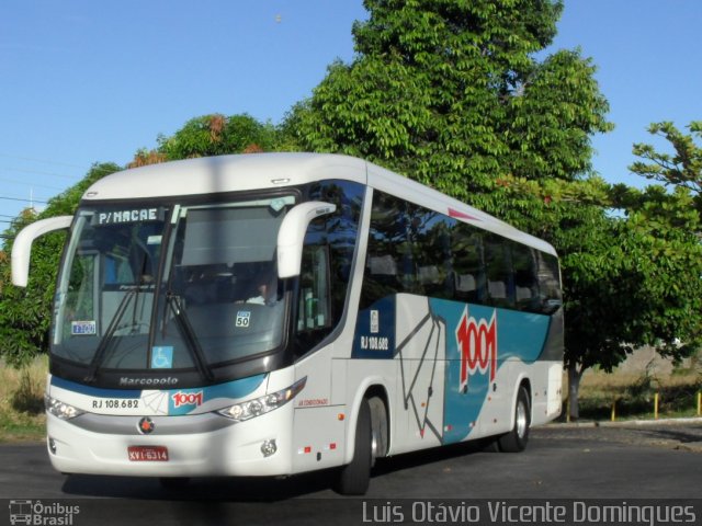 Auto Viação 1001 RJ 108.682 na cidade de Campos dos Goytacazes, Rio de Janeiro, Brasil, por Luis Otávio Vicente Domingues. ID da foto: 870864.