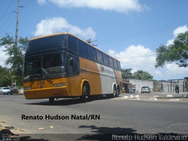 Viação Nordeste 0710 na cidade de Natal, Rio Grande do Norte, Brasil, por Renato Hudson Valdevino. Número da foto: #871475.