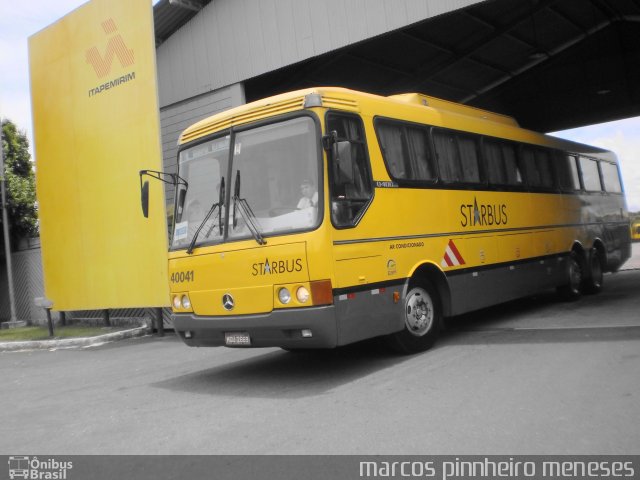 Viação Itapemirim 40041 na cidade de Guarapari, Espírito Santo, Brasil, por Marcos Pinnheiro Meneses. Número da foto: #871685.