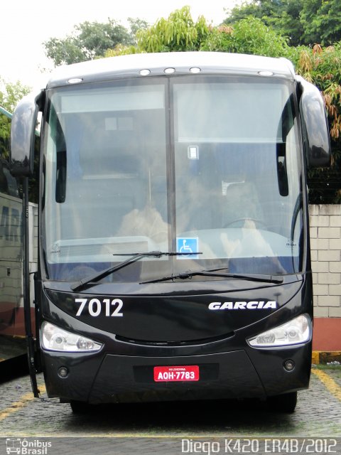 Viação Garcia 7012 na cidade de São Paulo, São Paulo, Brasil, por Diego K420 . ID da foto: 872064.