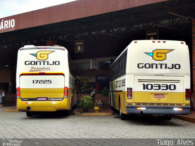 Empresa Gontijo de Transportes 10330 na cidade de Coronel Fabriciano, Minas Gerais, Brasil, por Tiago  Alves. ID da foto: 870938.