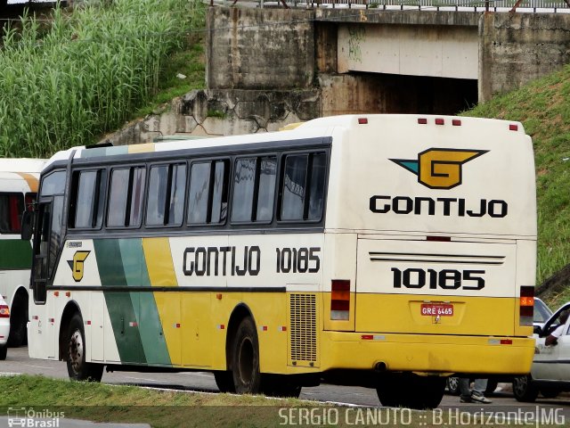 Empresa Gontijo de Transportes 10185 na cidade de Belo Horizonte, Minas Gerais, Brasil, por Sérgio Augusto Braga Canuto. ID da foto: 871846.