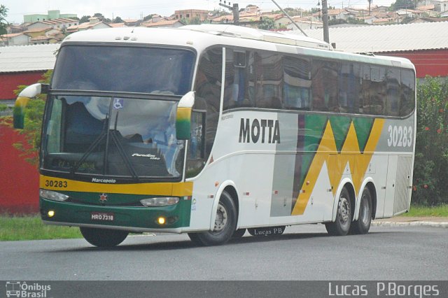 Viação Motta 30283 na cidade de Araxá, Minas Gerais, Brasil, por Lucas Borges . ID da foto: 870868.