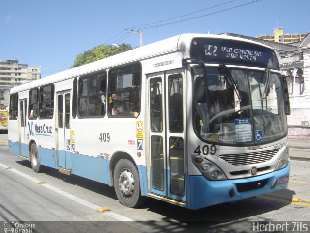 Expresso Vera Cruz 409 na cidade de Recife, Pernambuco, Brasil, por Herbert Zils. Número da foto: #870832.