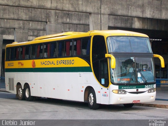 Nacional Expresso 36322 na cidade de Curitiba, Paraná, Brasil, por Clébio Júnior. Número da foto: #870783.