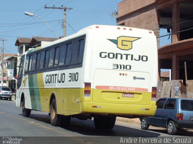 Empresa Gontijo de Transportes 3110 na cidade de Montes Claros, Minas Gerais, Brasil, por Andre Ferreira de Souza. Número da foto: #870960.