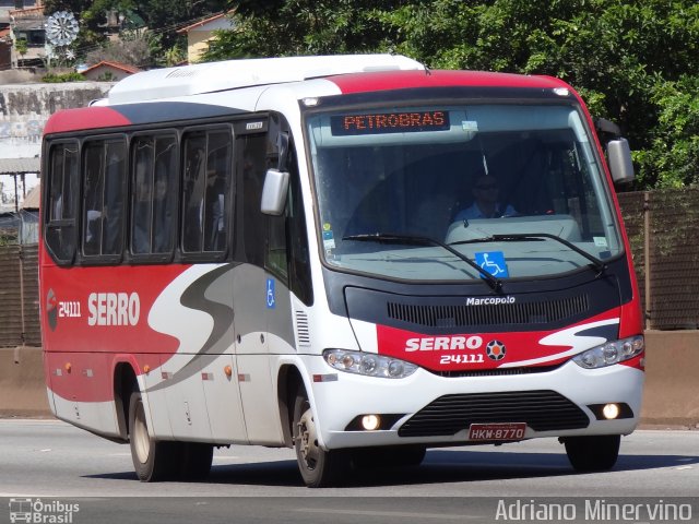 Viação Serro 24111 na cidade de Betim, Minas Gerais, Brasil, por Adriano Minervino. Número da foto: #874779.